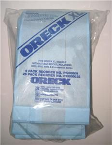 25 Genuine Oreck XL Vacuum Cleaner Bags PK800025