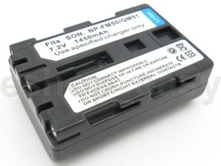 Battery for Sony DCR TRV460 DCR TRV460E DCR TRV480 DCR TRV480E NP FM50 