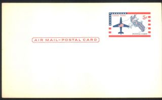 Cents Canal Zone Air Mail Post Card Scott Catalog UXC1