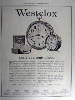   westclox big ben alarm clock and pocket ben clock the print measures