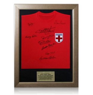   1966 Shirt Signed by 9 of The Team Inc Alan Ball Bid from £190