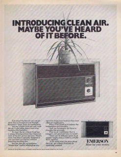 1971 Emerson Air Conditioners Window Vintage Print Ad