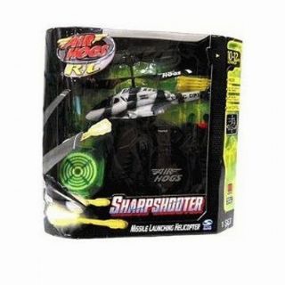 AIR HOGS RC Sharpshooter Missile Launching Helicopter airhogs GRAY 