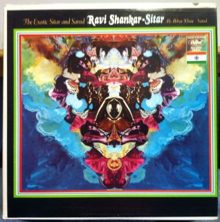 Ravi Shankar Ali Akbar Khan The Exotic Sitar Sarod LP VG T 10497 Vinyl 