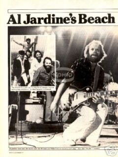 Al Jardine Pinup Beach Boys Guitar Magazine Pinup