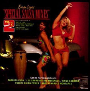 Baron Lopez Special Salsa Mixes Vol 2 CD Very RARE 098195604424