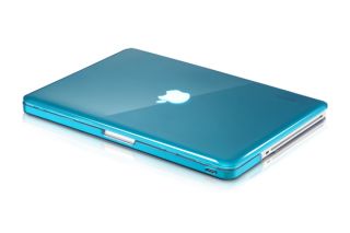 Osaka Airy Aqua Blue See thru Crystal Hard Case Cover for MacBook Pro 