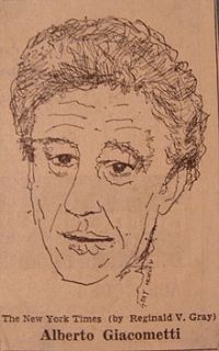alberto giacometti by reginald gray paris 1965 published by the new 