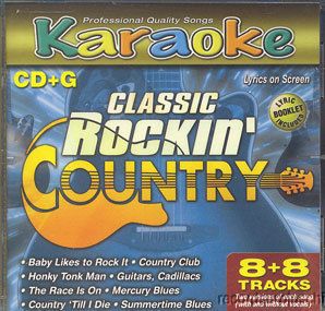 Classic Rockin Country Karaoke CD G Alan Jackson Dwight Yoakum Travis 