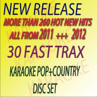   TRAX 30 COUNTRY,POP CDG KARAOKE HOT TRACKS ORIGINAL LOOK FREE SHIPING