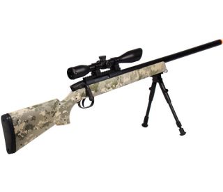  M700 Metal Spring Airsoft Sniper Rifle Gun Army w Scope 6mm BB