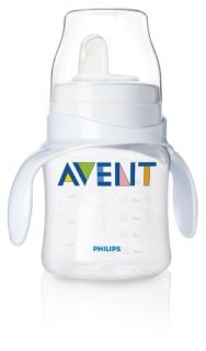 Philips Avent 4 Ounce BPA Free Classic Polypropylene Bottle to 1st Cup 