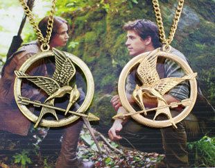 The Hunger Games Mockingjay Pendant Necklace Choose Your Colour