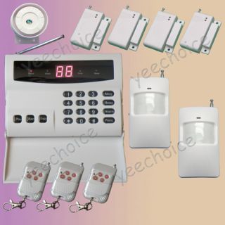 Wireless Home Security Alarm System with Auto Dialing
