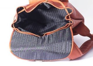 ClaireChase Classic Premium Vaqueta Leather Backpack Saddle Tan