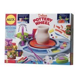 ALEX TOYS DELUXE POTTERY WHEEL WITH AC ADAPTER