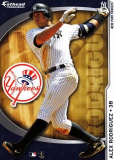 Alex Rodriguez Fathead Tradeables 5x7 Yankees Sticker