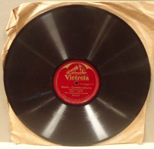 12 78 RPM Enrico Caruso F Alda Jacoby Journet Martha Victrola 95210 