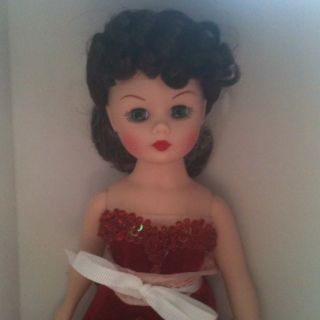 Madame Alexander doll Scarlett Ohara The Red Velvet Ball Gown