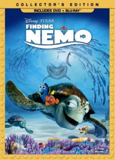 Finding Nemo Blu Ray DVD 2012 3 Disc Set DVD Blu Ray Disney