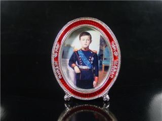 Russian Enamel Frame Tsarevich Alexei Romanov Faberge