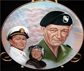 John Wayne Military Cassidy J Alexander War Plate