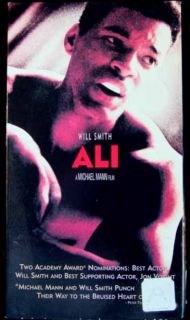 Ali VHS 2002 with Will Smith 043396071353