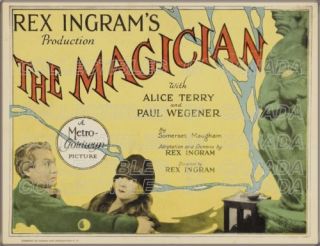THE MAGICIAN 1926 Magic ALICE TERRY PAUL WEGENER Somerset Maugham 14 