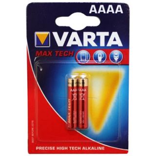 Varta Max Tech AAAA 2pk Alkaline LR8D425 LR61 Batteries