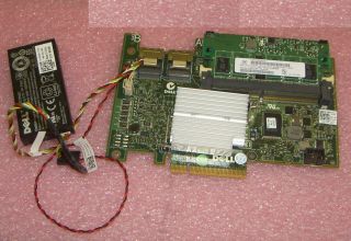 Dell RAID Controller PERC H700 R374M SAS Cables Battery R510 R610 R710 