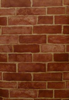 Rich Red Brick on Nextwall Seamless Wallpaper CTY30601