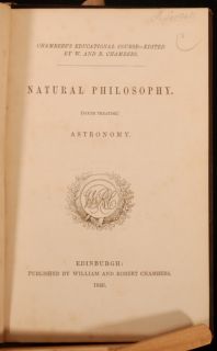 1848 Natural Philosophy Astronomy Chambers Educational