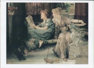 Alma Tadema Print Victorian Parlour Scene Comparisons