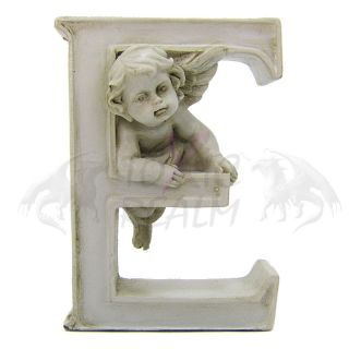   Angel Alphabet Letter Cream / White Baby Gift Cupid Letter Name TR5519