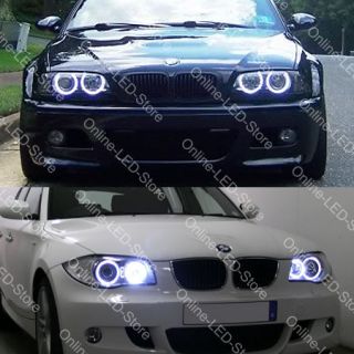 Euro 8000K Alpina White BMW LED Angel Eyes E82 E87 E90 E92 E93 E60 E70 