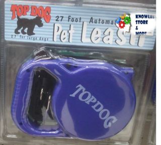 TOP DOG 27 Retractable Pet Leash for Large Dogs Brand New BLUE
