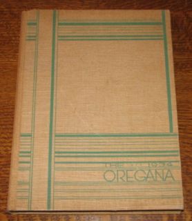 BILL BOWERMAN 1934 Senior Yearbook UNIVERSITY OF OREGON Eugene OR Ore 