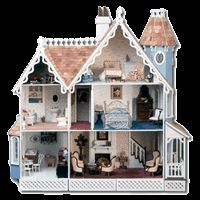 Wallhanging Beautiful Victorian McKinley Dollhouse Kit New Greenleaf 