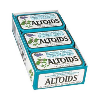 Altoids Wintergreen Mints 12 Large Containers 1 76oz Each Tin Free 