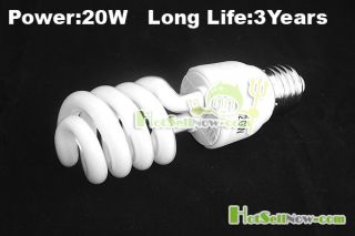 20W 100W Day Light Energy Saving CFL Green Bulb E27