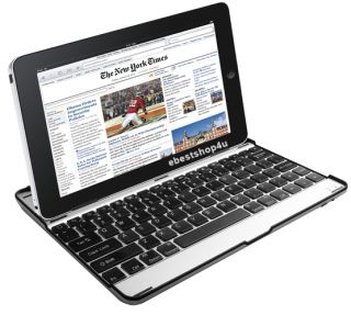New Imountek Aluminum Bluetooth 2 0 Keyboard Case for iPad 2 New iPad 