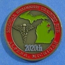   Medical Support Air National Guard Alpena Michigan Coin