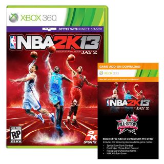 NBA 2K13 XBOX 360 GAME ALL STAR BONUS DLC BRAND NEW REGION FREE