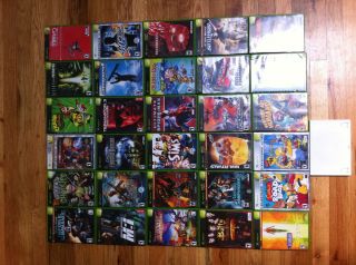 31 Xbox Games All But 2 with Original Cases and All But 2 with Manuals 