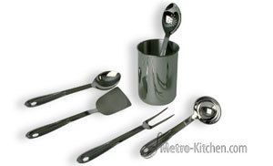 All Clad Stainless Steel 6 Piece Kitchen Tool Set TSET 1 NEW