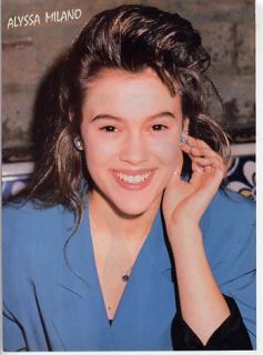Johnny Depp Mini Poster Teen Pin Up Alyssa Milano 1989
