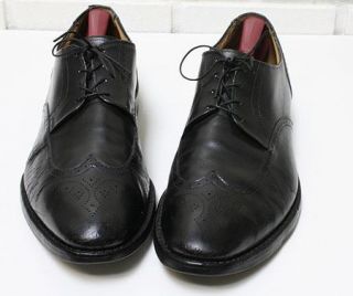 Allen Edmonds Kingswood Wingtip Black Calf Dress Shoes Oxford Size 13 
