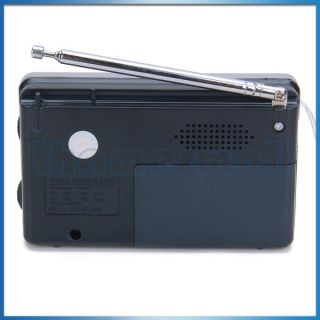 Portable Compact Mini Am FM Pocket 2 Bands Radio Receiver Manual 