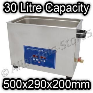 30LITRE Ultrasonic Cleaner Tank Unit 500W Heater 100A