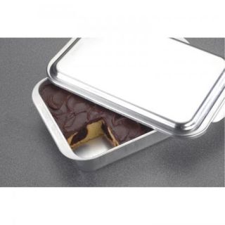 New Aluminum Square Cake Pan with Lid Dome Cover Baking Pan Cookware 